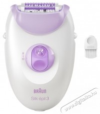 BRAUN Silk&middot;&eacute;pil 3, Vezet&eacute;kes Epil&aacute;tor Szőrtelen&iacute;t&eacute;shez, Hetekig Tart&oacute; Sima Bőr, 3-000 Sz&eacute;ps&eacute;g&aacute;pol&aacute;s / Eg&eacute;szs&eacute;g - Szőrtelen&iacute;tő / borotva - Női szőrtelen&iacute;tő - 533094
