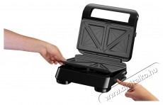BRAUN Szendvicss&uuml;tő, 800W, kivehető t&aacute;ny&eacute;r, pr&eacute;mium tapad&aacute;smentes bevonat, fekete Konyhai term&eacute;kek - Konyhai kisg&eacute;p (s&uuml;t&eacute;s / főz&eacute;s / hűt&eacute;s / &eacute;telk&eacute;sz&iacute;t&eacute;s) - Melegszendvics / gofri s&uuml;tő - 533106