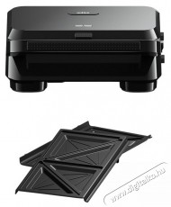 BRAUN Szendvicss&uuml;tő, 800W, kivehető t&aacute;ny&eacute;r, pr&eacute;mium tapad&aacute;smentes bevonat, fekete Konyhai term&eacute;kek - Konyhai kisg&eacute;p (s&uuml;t&eacute;s / főz&eacute;s / hűt&eacute;s / &eacute;telk&eacute;sz&iacute;t&eacute;s) - Melegszendvics / gofri s&uuml;tő - 533106