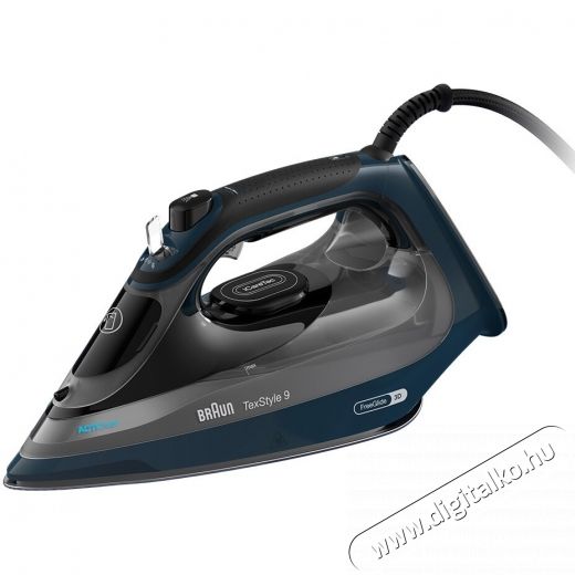 BRAUN TexStyle 9 SI9682DB vasal&oacute;,3200 W, Fekete/K&eacute;k H&aacute;ztart&aacute;s / Otthon / K&uuml;lt&eacute;r - Vasal&oacute; - Gőz&aacute;llom&aacute;s - 533109