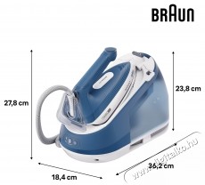 BRAUN CareStyle 3 IS3255BL vasal&oacute;&aacute;llom&aacute;s, 2200 W, k&eacute;k H&aacute;ztart&aacute;s / Otthon / K&uuml;lt&eacute;r - Vasal&oacute; - Vasal&oacute; - 533124
