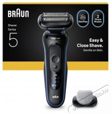 BRAUN Series 5 52-B1600S elektromos borotva, ak&aacute;r 50 perc akkumul&aacute;tor-&uuml;zemidő, test&aacute;pol&oacute; tartoz&eacute;k, vezet&eacute;k n&eacute;lk&uuml;li, nedves/sz&aacute;raz haszn&aacute;latra, 100% v&iacute;z&aacute;ll&oacute;, k&eacute;k Sz&eacute;ps&eacute;g&aacute;pol&aacute;s / Eg&eacute;szs&eacute;g - Szőrtelen&iacute;tő / borotva - F&eacute;rfi borotva - 536276