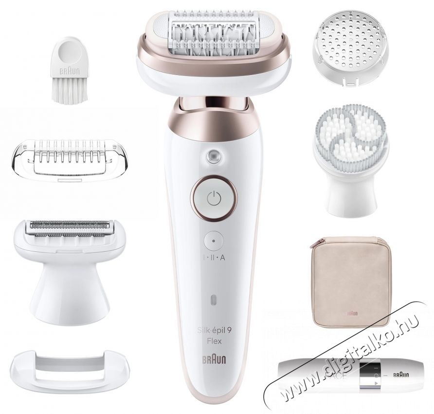 BRAUN Silk-&eacute;pil 9 9-360 Flex 360&deg; Wet & Dry epil&aacute;tor, Smart Touch, Bronz Sz&eacute;ps&eacute;g&aacute;pol&aacute;s / Eg&eacute;szs&eacute;g - Szőrtelen&iacute;tő / borotva - Női szőrtelen&iacute;tő - 536269