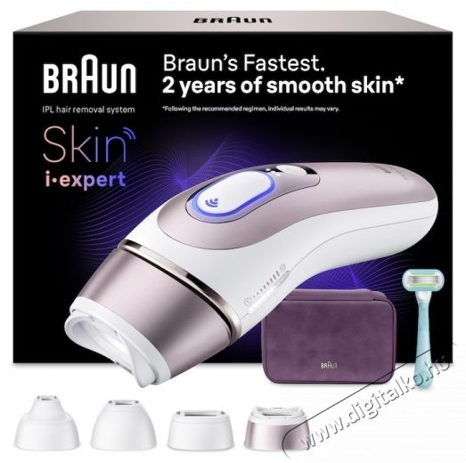 BRAUN Skin iExpert PRO 7 PL7431 IPL epil&aacute;tor, R&oacute;zsasz&iacute;n Sz&eacute;ps&eacute;g&aacute;pol&aacute;s / Eg&eacute;szs&eacute;g - Szőrtelen&iacute;tő / borotva - Tart&oacute;s szőrtelen&iacute;tő - 536267