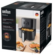 BRAUN HF3000 FORR&Oacute;LEVEGŐS S&Uuml;TŐ Konyhai term&eacute;kek - Konyhai kisg&eacute;p (s&uuml;t&eacute;s / főz&eacute;s / hűt&eacute;s / &eacute;telk&eacute;sz&iacute;t&eacute;s) - L&eacute;gkever&eacute;ses főzőg&eacute;p / elektromos kukta / multifunkci&oacute;s s&uuml;tő - 502913
