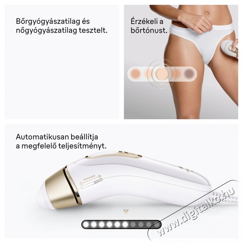 BRAUN IPL Silk-expert Pro 5 PL5221 Villan&oacute;f&eacute;nyes szőrtelen&iacute;tő Sz&eacute;ps&eacute;g&aacute;pol&aacute;s / Eg&eacute;szs&eacute;g - Szőrtelen&iacute;tő / borotva - Tart&oacute;s szőrtelen&iacute;tő - 540827