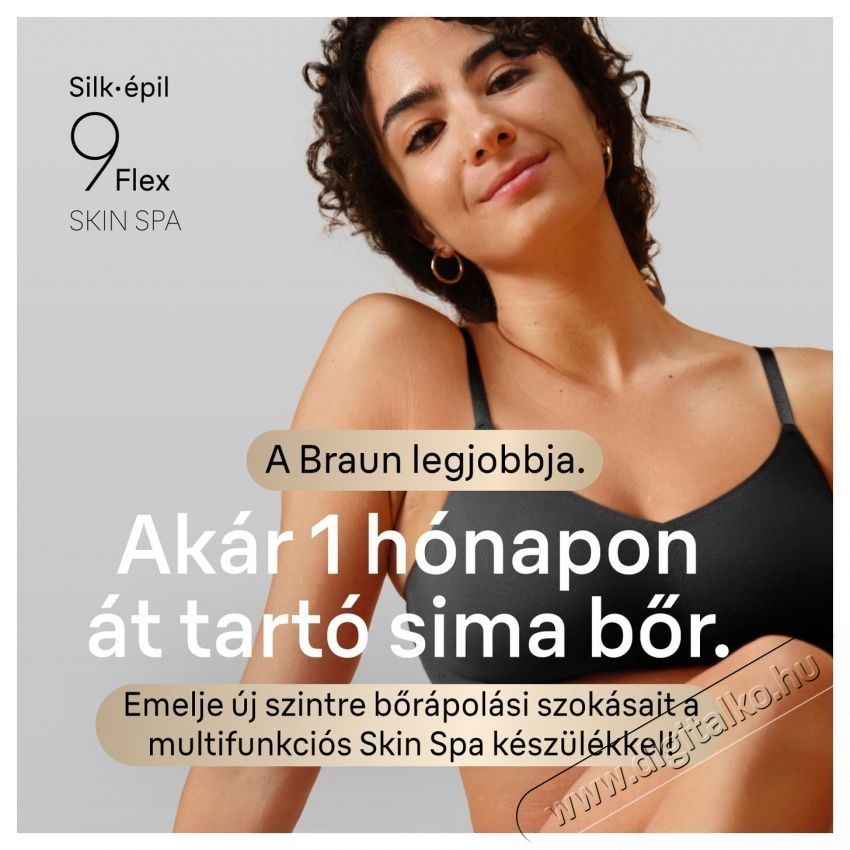 BRAUN Silk-&eacute;pil 9 Flex SkinSpa 9-481 3D Epil&aacute;tor Sz&eacute;ps&eacute;g&aacute;pol&aacute;s / Eg&eacute;szs&eacute;g - Szőrtelen&iacute;tő / borotva - Női szőrtelen&iacute;tő - 540826