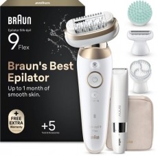 BRAUN Silk-&eacute;pil 9 Flex SkinSpa 9-481 3D Epil&aacute;tor Sz&eacute;ps&eacute;g&aacute;pol&aacute;s / Eg&eacute;szs&eacute;g - Szőrtelen&iacute;tő / borotva - Női szőrtelen&iacute;tő - 540826