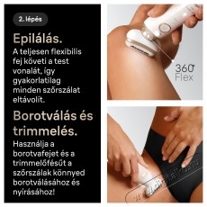 BRAUN Silk-&eacute;pil 9 Flex SkinSpa 9-481 3D Epil&aacute;tor Sz&eacute;ps&eacute;g&aacute;pol&aacute;s / Eg&eacute;szs&eacute;g - Szőrtelen&iacute;tő / borotva - Női szőrtelen&iacute;tő - 540826