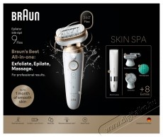 BRAUN Silk-&eacute;pil 9 Flex SkinSpa 9-481 3D Epil&aacute;tor Sz&eacute;ps&eacute;g&aacute;pol&aacute;s / Eg&eacute;szs&eacute;g - Szőrtelen&iacute;tő / borotva - Női szőrtelen&iacute;tő - 540826