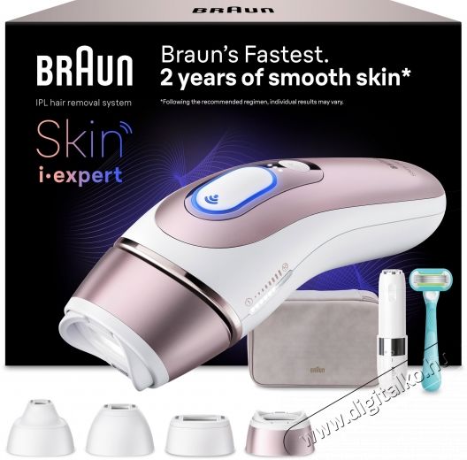 BRAUN Smart IPL Skin i-expert 7 PL7432 Villan&oacute;f&eacute;nyes szőrtelen&iacute;tő Sz&eacute;ps&eacute;g&aacute;pol&aacute;s / Eg&eacute;szs&eacute;g - Szőrtelen&iacute;tő / borotva - Tart&oacute;s szőrtelen&iacute;tő - 540825