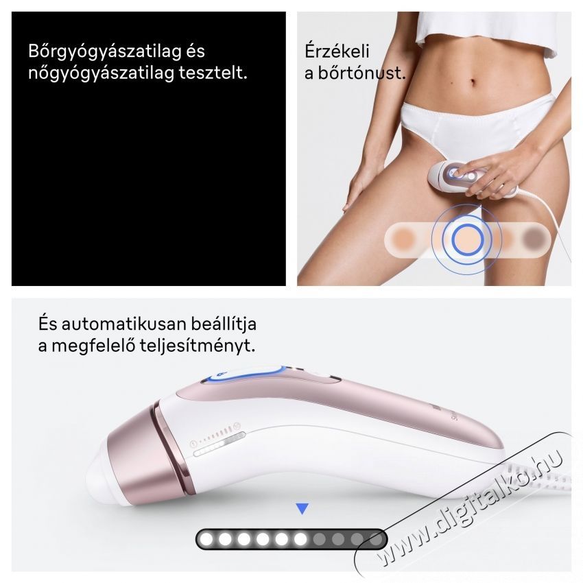 BRAUN Smart IPL Skin i-expert 7 PL7432 Villan&oacute;f&eacute;nyes szőrtelen&iacute;tő Sz&eacute;ps&eacute;g&aacute;pol&aacute;s / Eg&eacute;szs&eacute;g - Szőrtelen&iacute;tő / borotva - Tart&oacute;s szőrtelen&iacute;tő - 540825