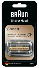 BRAUN 92M Combipack borotva pótfej Szépségápolás / Egészség - Szőrtelenítő / borotva - Férfi szőrtelenítő kiegészítő - 361661