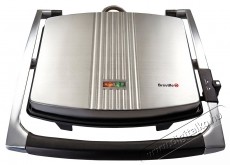 Breville Panini Large VST026X-01 Szendvicss&uuml;tő, Fekete/Rozsdamentes ac&eacute;l Konyhai term&eacute;kek - Konyhai kisg&eacute;p (s&uuml;t&eacute;s / főz&eacute;s / hűt&eacute;s / &eacute;telk&eacute;sz&iacute;t&eacute;s) - Melegszendvics / gofri s&uuml;tő - 533140