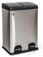 Brilanz Savery Szelektív hulladékgyűjtő, rozsdamentes acél, 40 l, 2×20 l Háztartás / Otthon / Kültér - Lakásfelszerelés - Szemetes - 504718