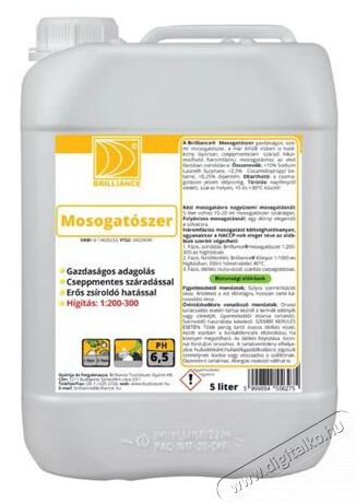 BRILLIANCE 5l mosogatószer Konyhai termékek - Egyéb / Konyhai kiegészítő - 514025