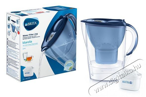 Brita BRH1039271 Marella Memo Maxtra+ 2,4l kék vízszűrő kancsó Konyhai termékek - Vízszűrő - Vízszűrő - 384502