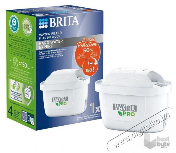 Brita 1051765 Maxtra Pro Hardwater expert 1 db-os szűrőbetét Konyhai termékek - Vízszűrő - Kiegészítő - 513597