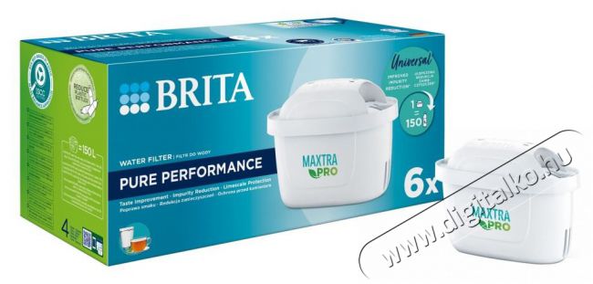 Brita 1051761 Maxtra Pro Pure Performance 6 db-os patron Konyhai termékek - Vízszűrő - Kiegészítő - 513596