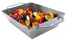Broil King 69818 mély rozsdamentes grill wok Háztartás / Otthon / Kültér - Kültér / kerti termék / grill - Kerti grill kiegészítő - 324047