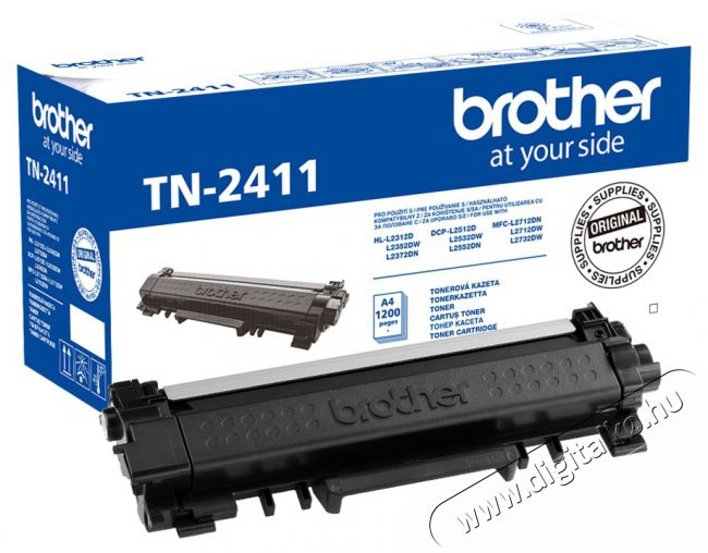 Brother TN2411 Fekete toner Iroda és számítástechnika - Nyomtató - Kiegészítő - 384778