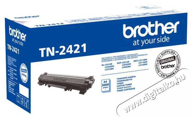 Brother TN2421 fekete nagykapítású toner Iroda és számítástechnika - Nyomtató - Kiegészítő - 425203