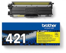 Brother TN421Y 1800 oldalas sárga toner Iroda és számítástechnika - Nyomtató - Kiegészítő - 434821