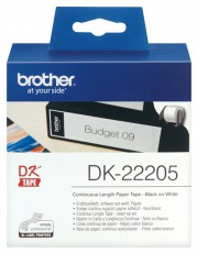 Brother DK-22205 62mmx30,48m feh&eacute;r/fekete pap&iacute;rszalag H&aacute;ztart&aacute;s / Otthon / K&uuml;lt&eacute;r - Egy&eacute;b h&aacute;ztart&aacute;si term&eacute;k - 436669