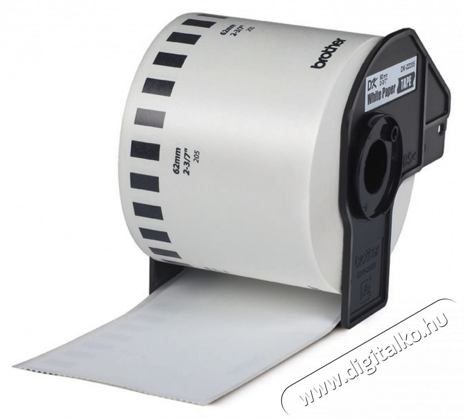 Brother DK-22205 62mmx30,48m feh&eacute;r/fekete pap&iacute;rszalag H&aacute;ztart&aacute;s / Otthon / K&uuml;lt&eacute;r - Egy&eacute;b h&aacute;ztart&aacute;si term&eacute;k - 436669