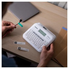 Brother Címkenyomtató PT-D410VP, asztali, TZe , 3,5-18mm, könnyen olvasható grafikus kijelző, P-touch,, hordtáska Iroda és számítástechnika - Címkenyomtató - Címkenyomtató - 478504