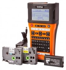 Brother C&iacute;mkenyomtat&oacute; PT-E550WVP, k&eacute;zi (ipari), QWERTY billentyűzet, TZe szalag: 3,5-24mm, t&ouml;lthető akku, hordt&aacute;sk&aacute;val Iroda &eacute;s sz&aacute;m&iacute;t&aacute;stechnika - C&iacute;mkenyomtat&oacute; - C&iacute;mkenyomtat&oacute; - 479512