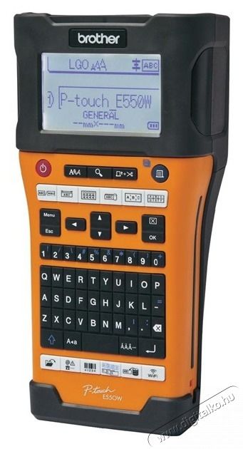 Brother C&iacute;mkenyomtat&oacute; PT-E550WVP, k&eacute;zi (ipari), QWERTY billentyűzet, TZe szalag: 3,5-24mm, t&ouml;lthető akku, hordt&aacute;sk&aacute;val Iroda &eacute;s sz&aacute;m&iacute;t&aacute;stechnika - C&iacute;mkenyomtat&oacute; - C&iacute;mkenyomtat&oacute; - 479512
