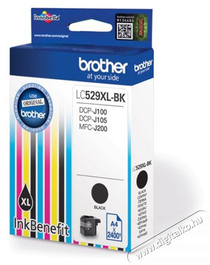 Brother LC529XLBK fekete tintapatron Iroda és számítástechnika - Nyomtató - Kiegészítő - 514150