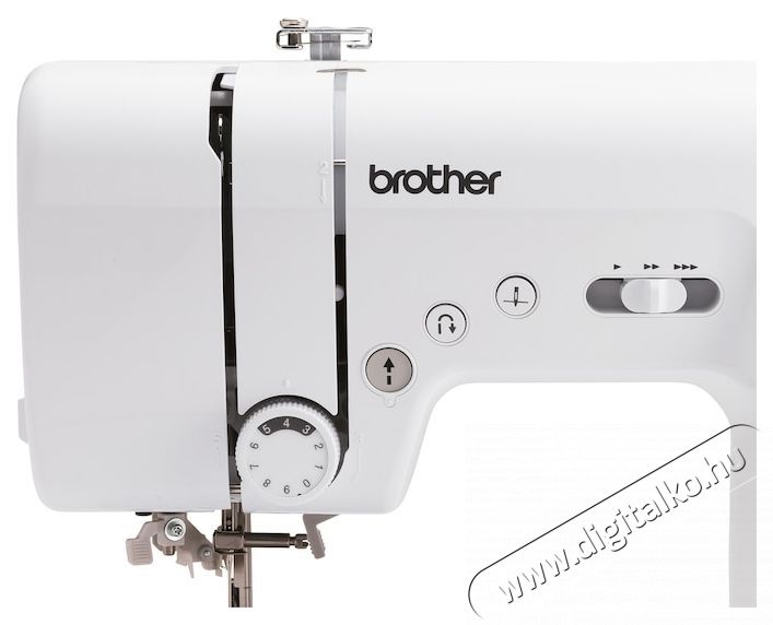 Brother FS60X sz&aacute;m&iacute;t&oacute;g&eacute;pes varr&oacute;g&eacute;p, 60 &ouml;lt&eacute;s, LCD kijelző, start/stop gomb, sebess&eacute;gkorl&aacute;toz&oacute; gomb, c&eacute;rnafűző, 7 gomblyuk, 1 &ouml;lt&eacute;s, 750 imp/min, feh&eacute;r H&aacute;ztart&aacute;s / Otthon / K&uuml;lt&eacute;r - Varr&oacute;g&eacute;p - 533143