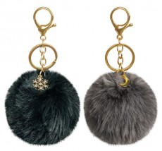 BRUNNEN Dark Pompom kulcstartó Háztartás / Otthon / Kültér - Szerszám - Egyéb szerszám - 507697