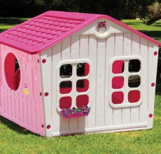 Buddy Toys BOT 1142 falusi ház - rózsaszín Háztartás / Otthon / Kültér - Játék / Sport - Játszóház - 330075