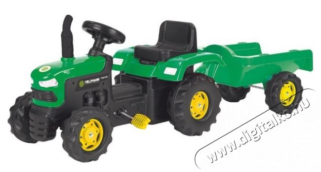Buddy Toys BPT 1012 pedálos traktor utánfutóval Háztartás / Otthon / Kültér - Játék / Sport - Elektromos beülős jármű - 279367
