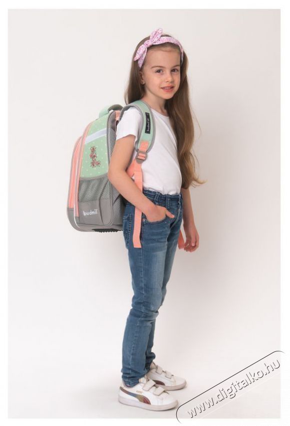 Budmil 10220012033 z&ouml;ld mel&iacute;r-r&oacute;zsa ergon&oacute;miai h&aacute;tit&aacute;ska Iroda &eacute;s sz&aacute;m&iacute;t&aacute;stechnika - Egy&eacute;b sz&aacute;m&iacute;t&aacute;stechnikai term&eacute;k - 444456