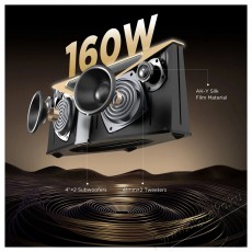 BUGANi Brief Pro Black+Gold Audio-Video / Hifi / Multim&eacute;dia - Hordozhat&oacute;, vezet&eacute;k n&eacute;lk&uuml;li / bluetooth hangsug&aacute;rz&oacute; - Hordozhat&oacute;, vezet&eacute;k n&eacute;lk&uuml;li / bluetooth hangsug&aacute;rz&oacute; - 523190