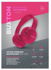 Buxton BHP 7300 PINK HEADPHONES BT Audio-Video / Hifi / Multimédia - Fül és Fejhallgatók - Fejhallgató mikrofonnal / headset - 400492