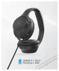 Buxton BHP 8700 black headphones BT Audio-Video / Hifi / Multimédia - Fül és Fejhallgatók - Fejhallgató - 493690