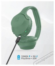 Buxton BHP 8700 green headphones BT Audio-Video / Hifi / Multimédia - Fül és Fejhallgatók - Fejhallgató - 493691