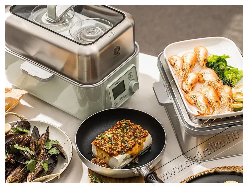 Buydeem G564 z&ouml;ld Konyhai term&eacute;kek - Konyhai kisg&eacute;p (s&uuml;t&eacute;s / főz&eacute;s / hűt&eacute;s / &eacute;telk&eacute;sz&iacute;t&eacute;s) - L&eacute;gkever&eacute;ses főzőg&eacute;p / elektromos kukta / multifunkci&oacute;s s&uuml;tő - 530698