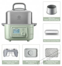 Buydeem G564 z&ouml;ld Konyhai term&eacute;kek - Konyhai kisg&eacute;p (s&uuml;t&eacute;s / főz&eacute;s / hűt&eacute;s / &eacute;telk&eacute;sz&iacute;t&eacute;s) - L&eacute;gkever&eacute;ses főzőg&eacute;p / elektromos kukta / multifunkci&oacute;s s&uuml;tő - 530698