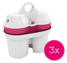 Bwt Vida 125637740 2,6l pink vízszűrő kancsó + 3db szűrő Konyhai termékek - Vízszűrő - Vízszűrő - 502073
