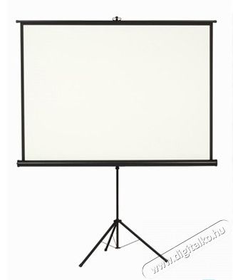 Bydium 10D024003 1:1 240cm x 240cm hordozható 3 lábú állványos vetítővászon Tv kiegészítők - Vetítővászon - 324059