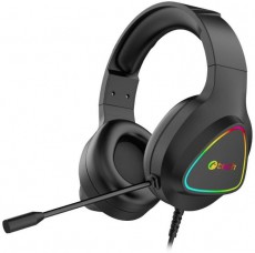 C-TECH Midas GHS-17BK, RGB, fekete Audio-Video / Hifi / Multimédia - Fül és Fejhallgatók - Fejhallgató mikrofonnal / headset - 518624