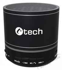 C-TECH SPK-08B, fekete Audio-Video / Hifi / Multimédia - Hordozható, vezeték nélküli / bluetooth hangsugárzó - Hordozható, vezeték nélküli / bluetooth hangsugárzó - 523210