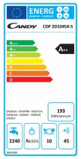 Candy CDP 2D1045X-S mosogatógép Konyhai termékek - Mosogatógép - Keskeny (45cm-ig) szabadonálló mosogatógép - 327884