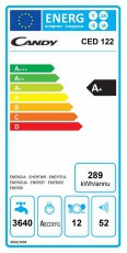 Candy CED 122 mosogatógép Konyhai termékek - Mosogatógép - Normál (60cm) szabadonálló mosogatógép - 309885